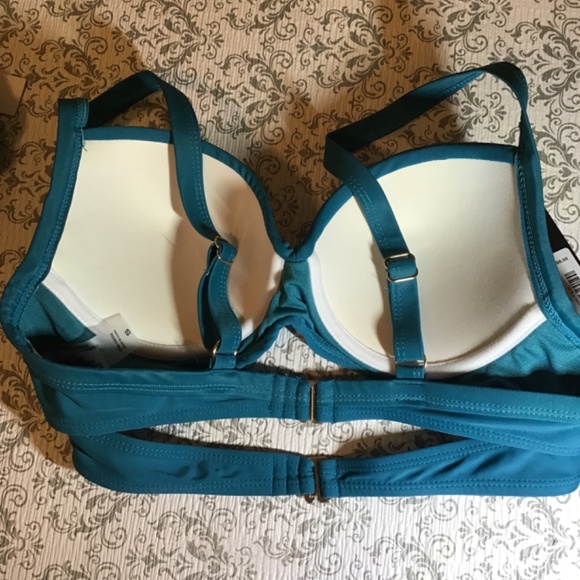 Small Nicole Miller harbor blue bikini - Picture 2 of 3